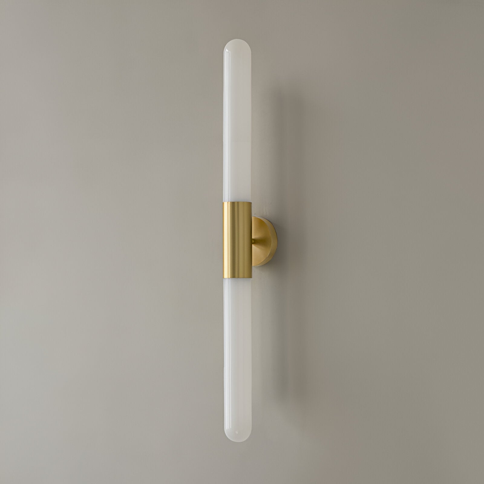 Nordic Water-Ripple Glass Brass Wall Sconce LED 1-Light Lasson Living