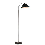 Minimalist Pleated Fabric Shade LED Floor Lamp | 1-Light Standing Lasson Living