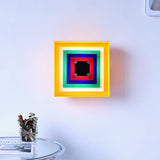 Memphis Bauhaus Square Wall Sconce LED 1-Light Lasson Living