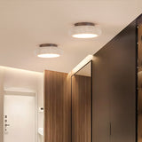 Retro Travertine Round LED Ceiling Light 1-Light Lasson Living