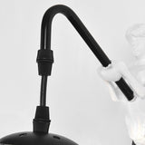 Vintage Glass Globe 1-Light Mermaid Wall Sconce Lasson Living