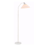 Minimalist Pleated Fabric Shade LED Floor Lamp | 1-Light Standing Lasson Living