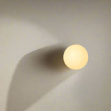 Minimalist Round Glass Wall Sconce LED 1-Light Lasson Living