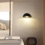 Wabi-Sabi Travertine Semicircular Wall Sconce LED 1-Light Lasson Living