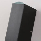 Modern Rectangular LED Outdoor Wall Sconce Light 1-light Ip65 Lasson Living