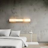 Modern Minimalist Spanish Marble Copper Wall Sconce LED 1-Light Lasson Living