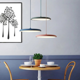 Scandinavian Round Pendant Light LED 1-Light Lasson Living