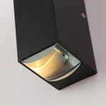Modern Rectangular LED Outdoor Wall Sconce Light 1-light Ip65 Lasson Living