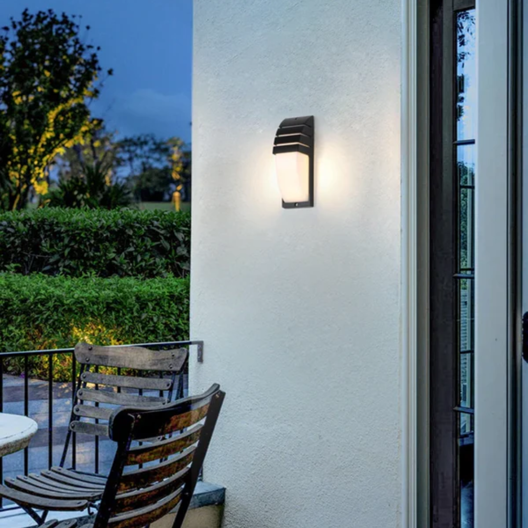 Outdoor Wall Light with Motion Sensor – Waterproof LED Exterior Wall Lantern for Garden and Patio Lasson Living