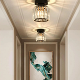 Modern Glass Square Ceiling Light 1-Light Lasson Living