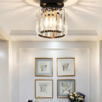 Modern Glass Square Ceiling Light 1-Light Lasson Living