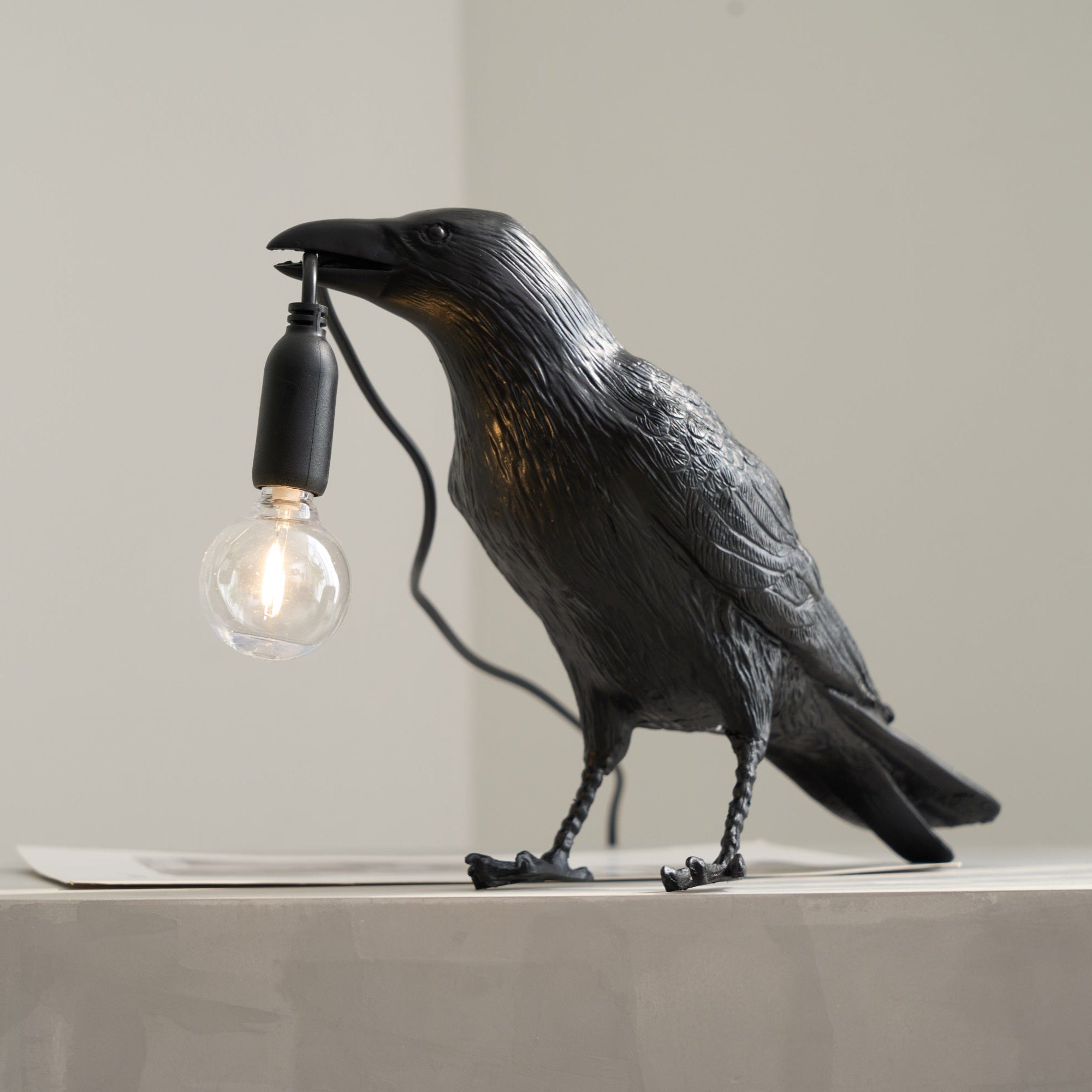Creative Raven Resin LED Plug-In Table Lamp 1-Light Lasson Living
