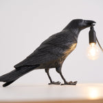Creative Raven Resin LED Plug-In Table Lamp 1-Light Lasson Living