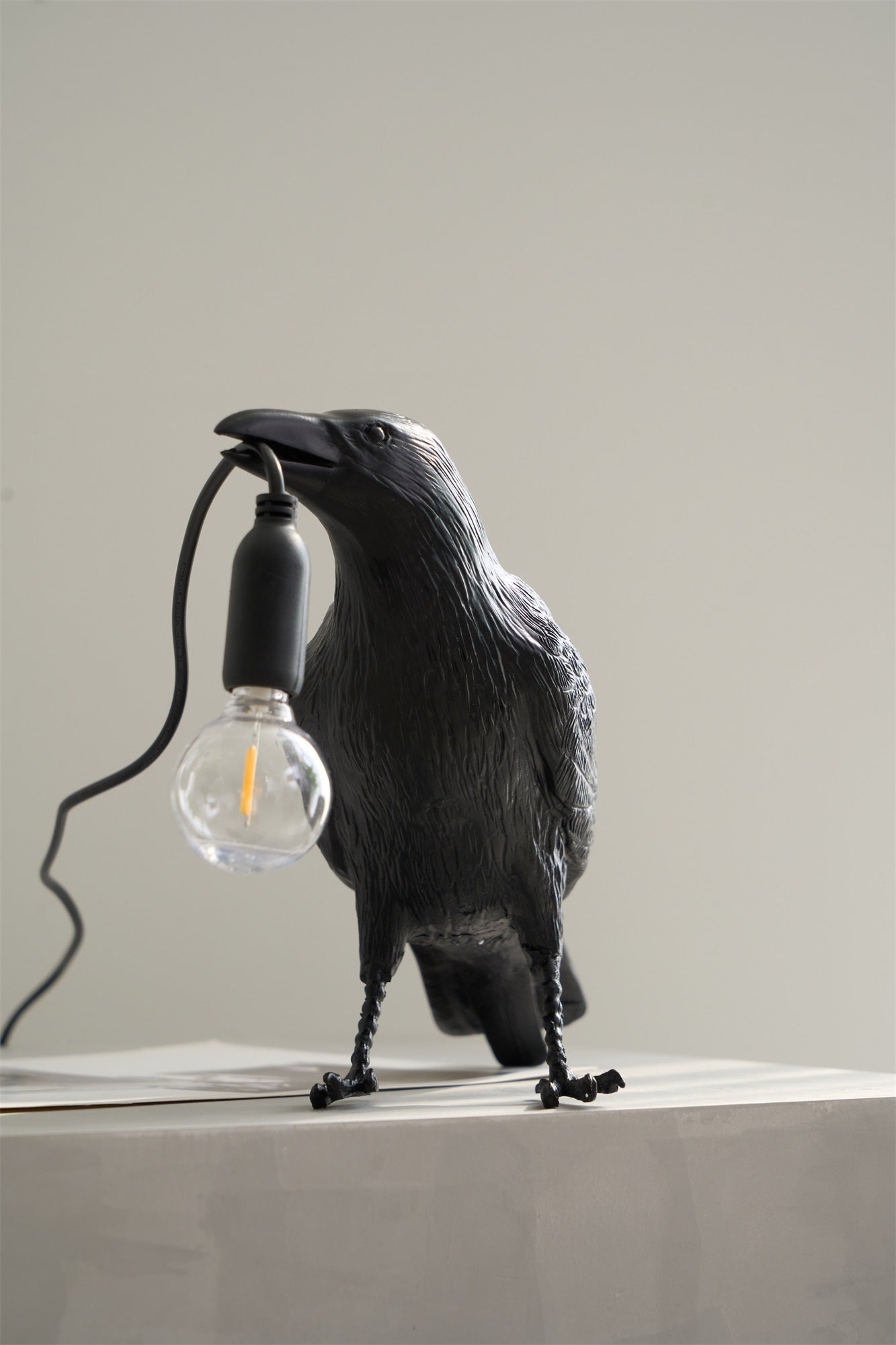 Creative Raven Resin LED Plug-In Table Lamp 1-Light Lasson Living