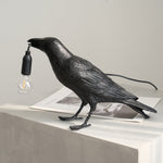 Creative Raven Resin LED Plug-In Table Lamp 1-Light Lasson Living