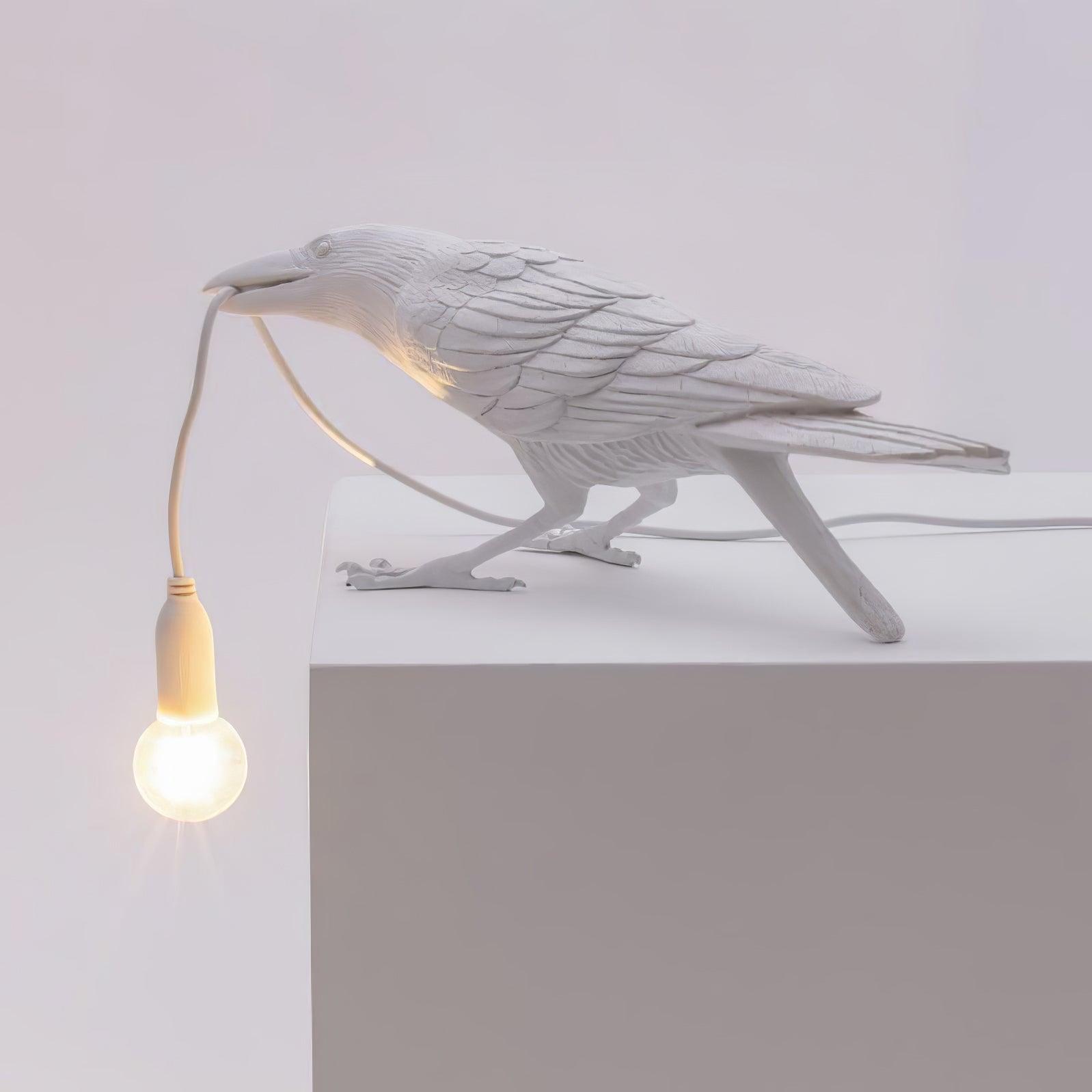 Creative Raven Resin LED Plug-In Table Lamp 1-Light Lasson Living