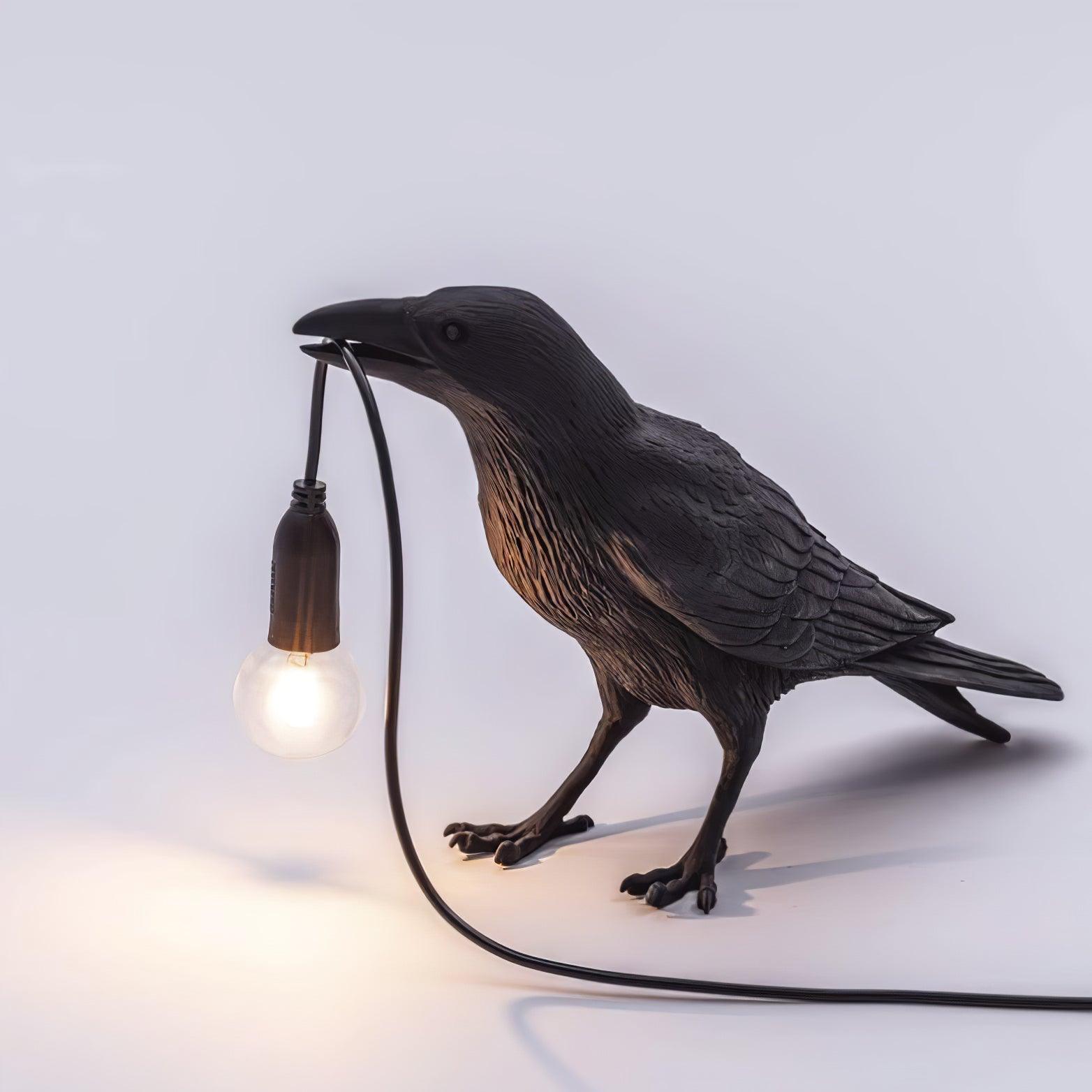 Creative Raven Resin LED Plug-In Table Lamp 1-Light Lasson Living