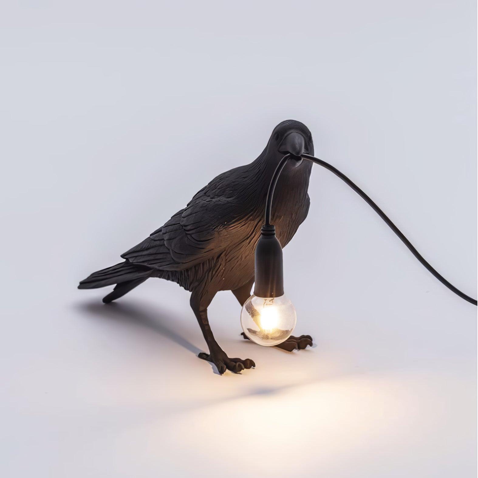 Creative Raven Resin LED Plug-In Table Lamp 1-Light Lasson Living