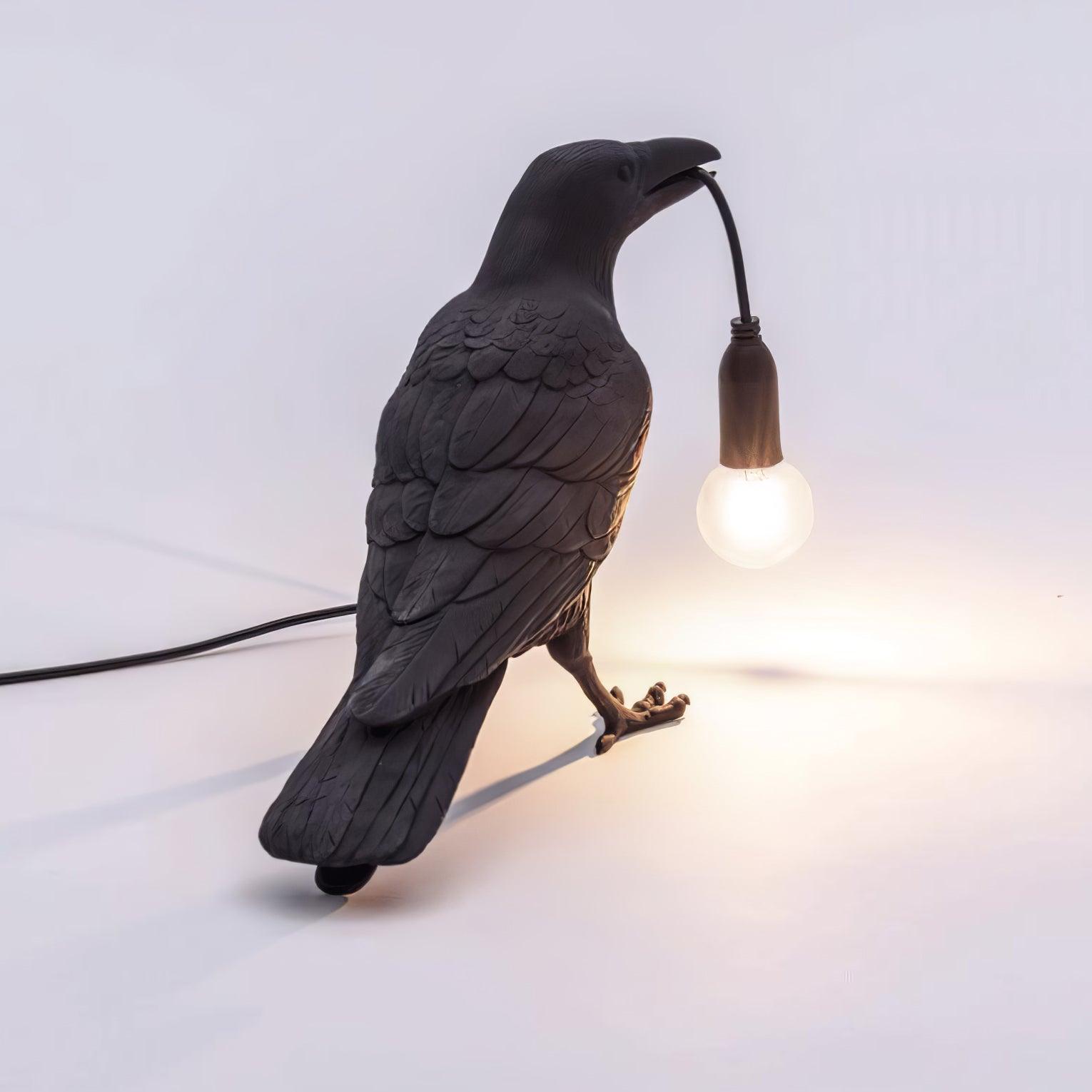 Creative Raven Resin LED Plug-In Table Lamp 1-Light Lasson Living