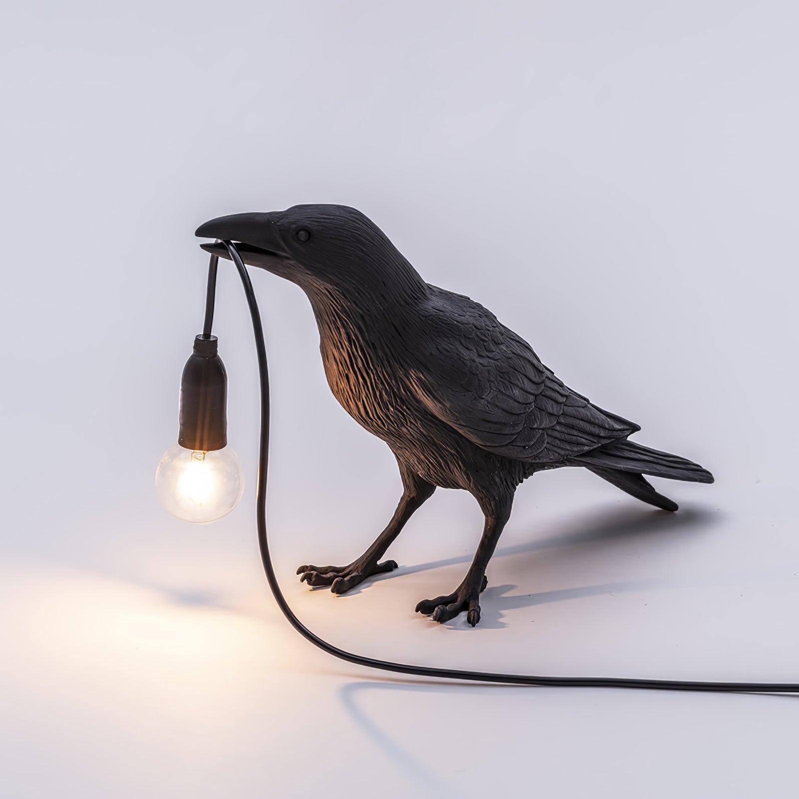 Creative Raven Resin LED Plug-In Table Lamp 1-Light Lasson Living