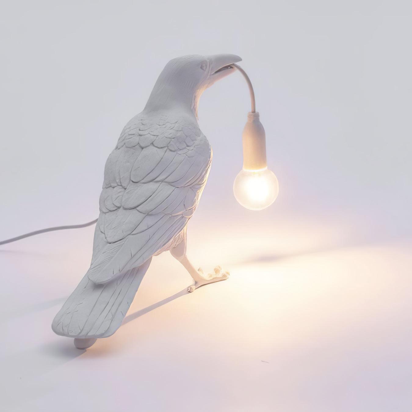 Creative Raven Resin LED Plug-In Table Lamp 1-Light Lasson Living