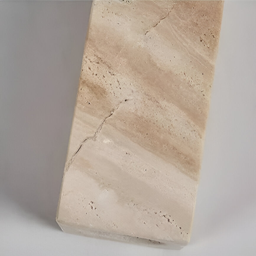 Elegant Travertine Cylinder LED Ceiling Spotlight 1-Light Lasson Living