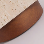Elegant Travertine Cylinder LED Ceiling Spotlight 1-Light Lasson Living