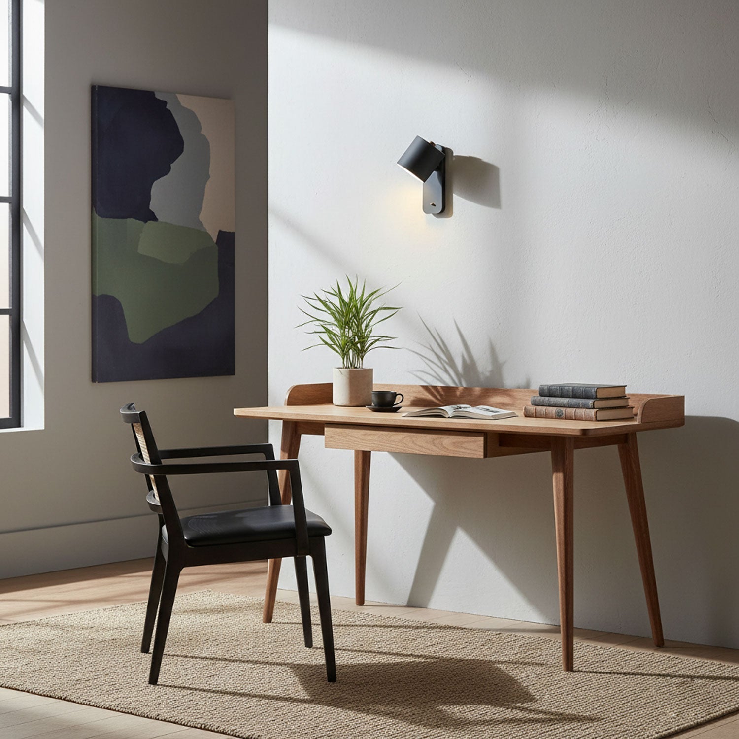 Modern Minimalist Rotatable Cylinder LED Wall Sconce 1-Light Lasson Living