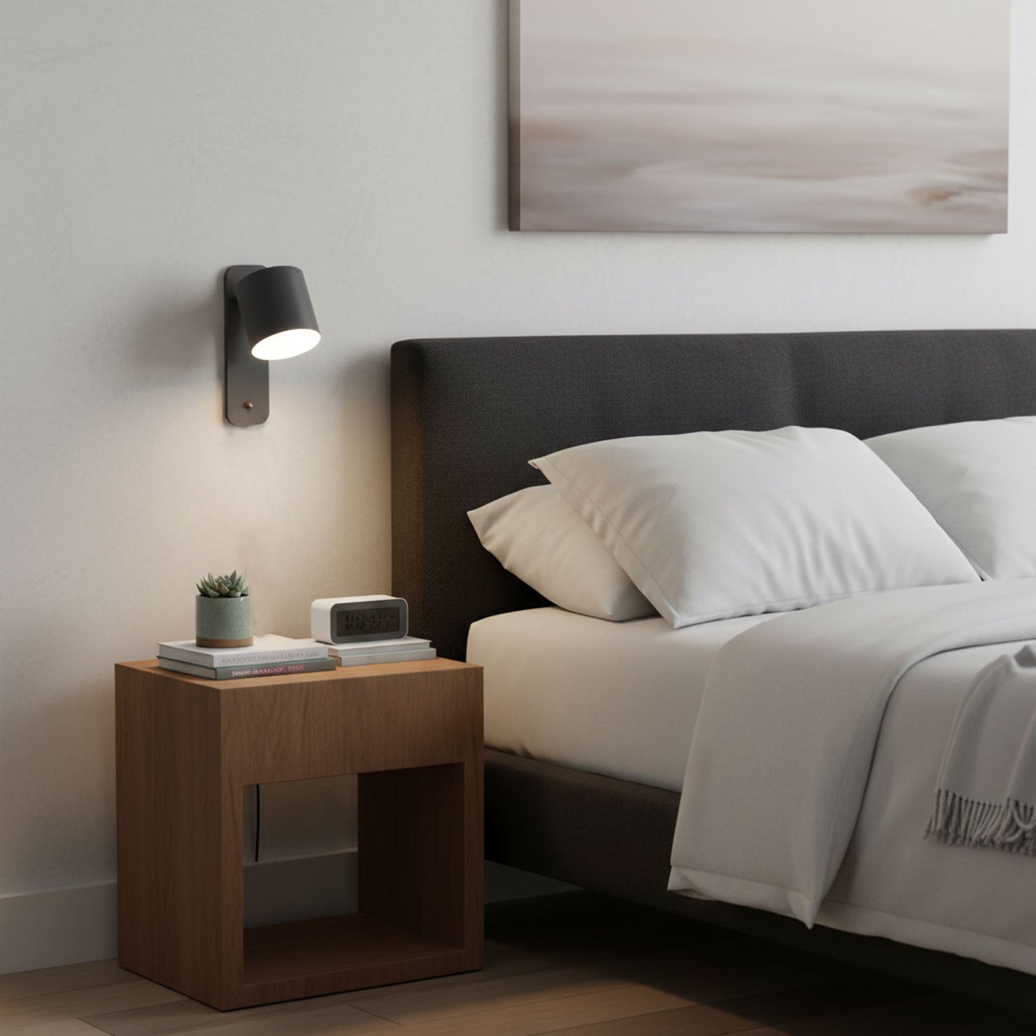 Modern Minimalist Rotatable Cylinder LED Wall Sconce 1-Light Lasson Living