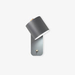 Modern Minimalist Rotatable Cylinder LED Wall Sconce 1-Light Lasson Living