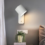 Modern Minimalist Rotatable Cylinder LED Wall Sconce 1-Light Lasson Living