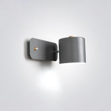 Modern Minimalist Rotatable Cylinder LED Wall Sconce 1-Light Lasson Living