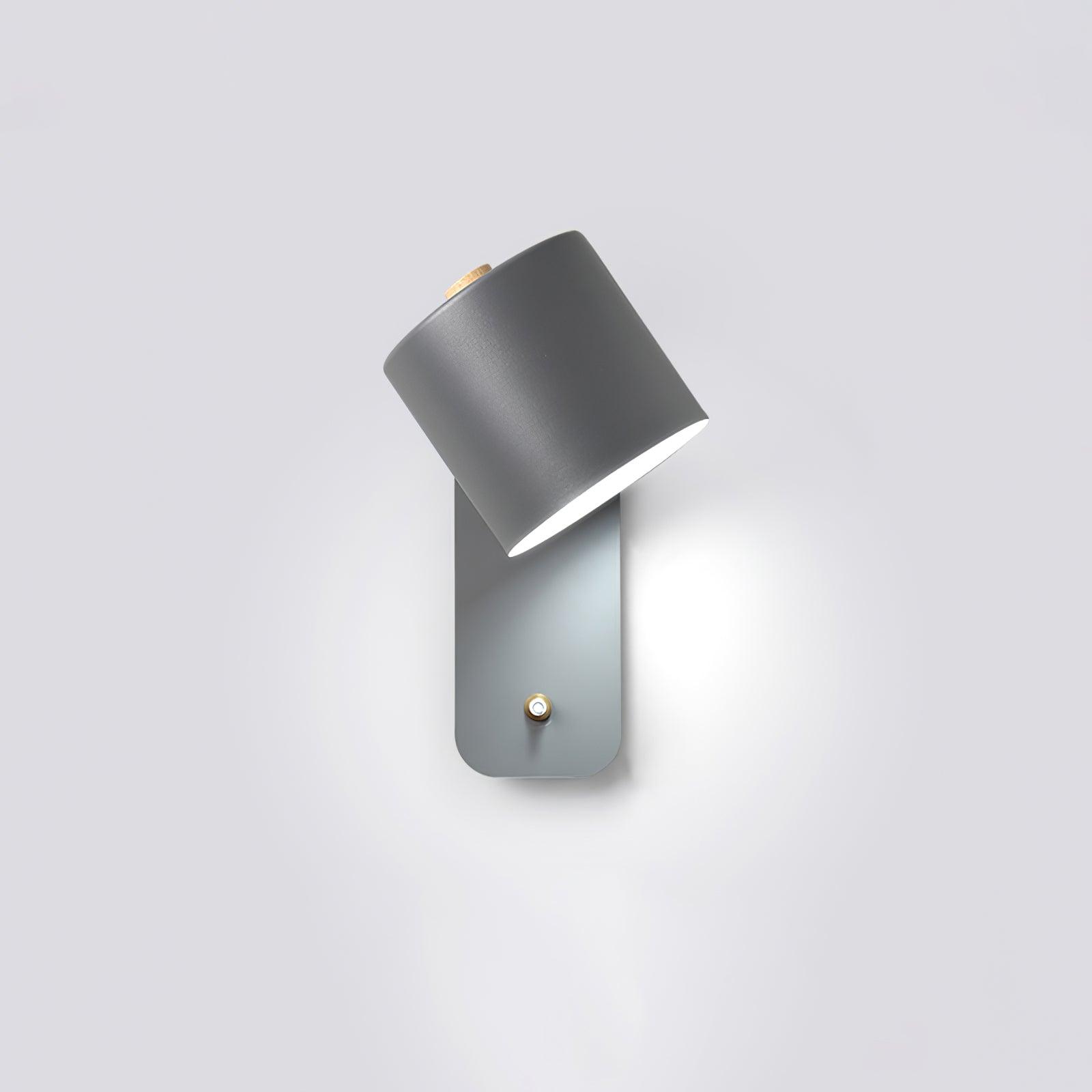 Modern Minimalist Rotatable Cylinder LED Wall Sconce 1-Light Lasson Living