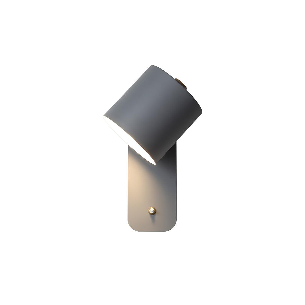 Modern Minimalist Rotatable Cylinder LED Wall Sconce 1-Light Lasson Living