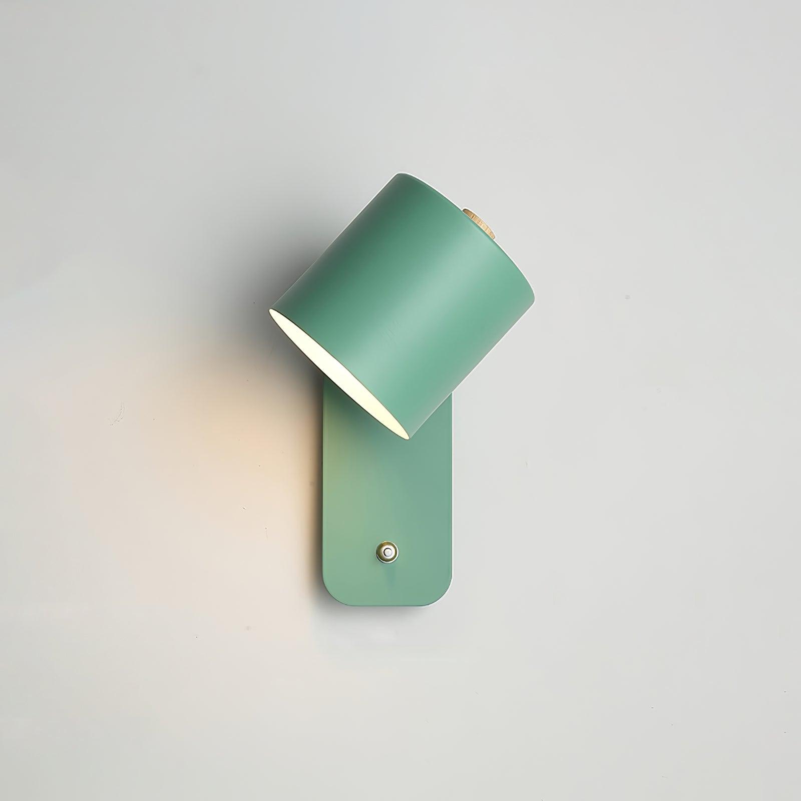 Modern Minimalist Rotatable Cylinder LED Wall Sconce 1-Light Lasson Living