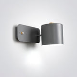 Modern Minimalist Rotatable Cylinder LED Wall Sconce 1-Light Lasson Living