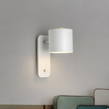 Modern Minimalist Rotatable Cylinder LED Wall Sconce 1-Light Lasson Living
