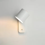 Modern Minimalist Rotatable Cylinder LED Wall Sconce 1-Light Lasson Living