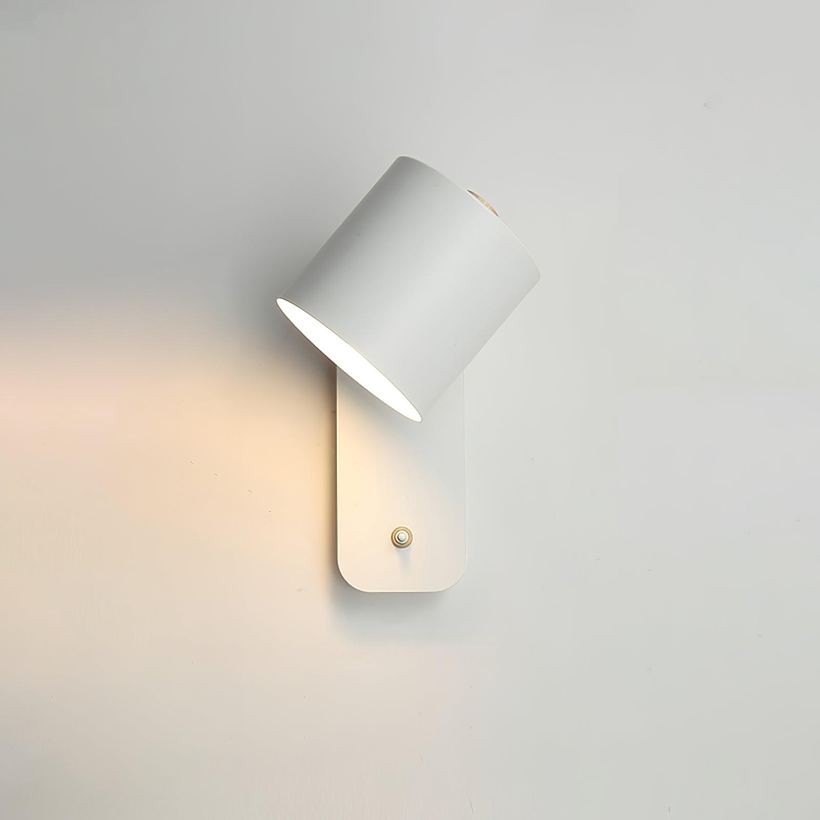 Modern Minimalist Rotatable Cylinder LED Wall Sconce 1-Light Lasson Living