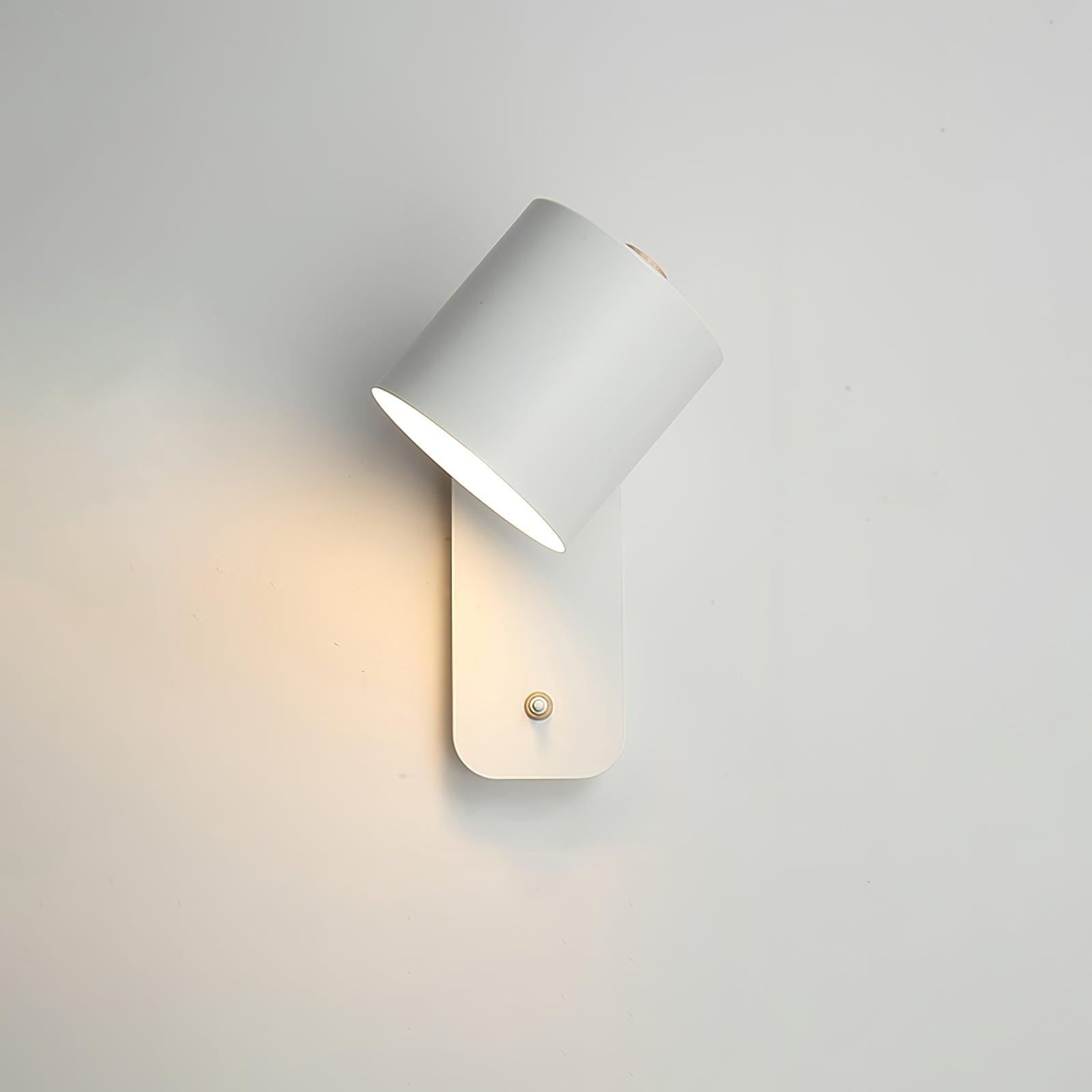 Modern Minimalist Rotatable Cylinder LED Wall Sconce 1-Light Lasson Living