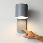 Modern Minimalist Rotatable Cylinder LED Wall Sconce 1-Light Lasson Living