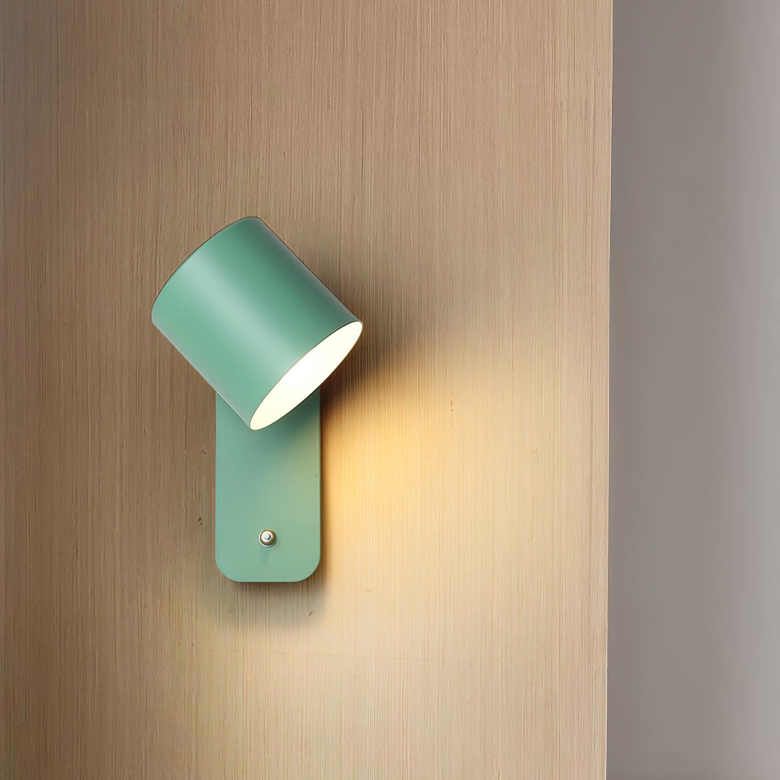 Modern Minimalist Rotatable Cylinder LED Wall Sconce 1-Light Lasson Living