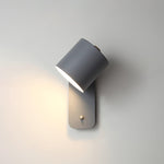 Modern Minimalist Rotatable Cylinder LED Wall Sconce 1-Light Lasson Living