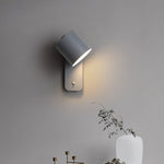 Modern Minimalist Rotatable Cylinder LED Wall Sconce 1-Light Lasson Living