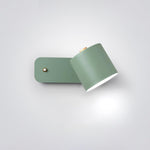 Modern Minimalist Rotatable Cylinder LED Wall Sconce 1-Light Lasson Living