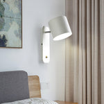Modern Minimalist Rotatable Cylinder LED Wall Sconce 1-Light Lasson Living