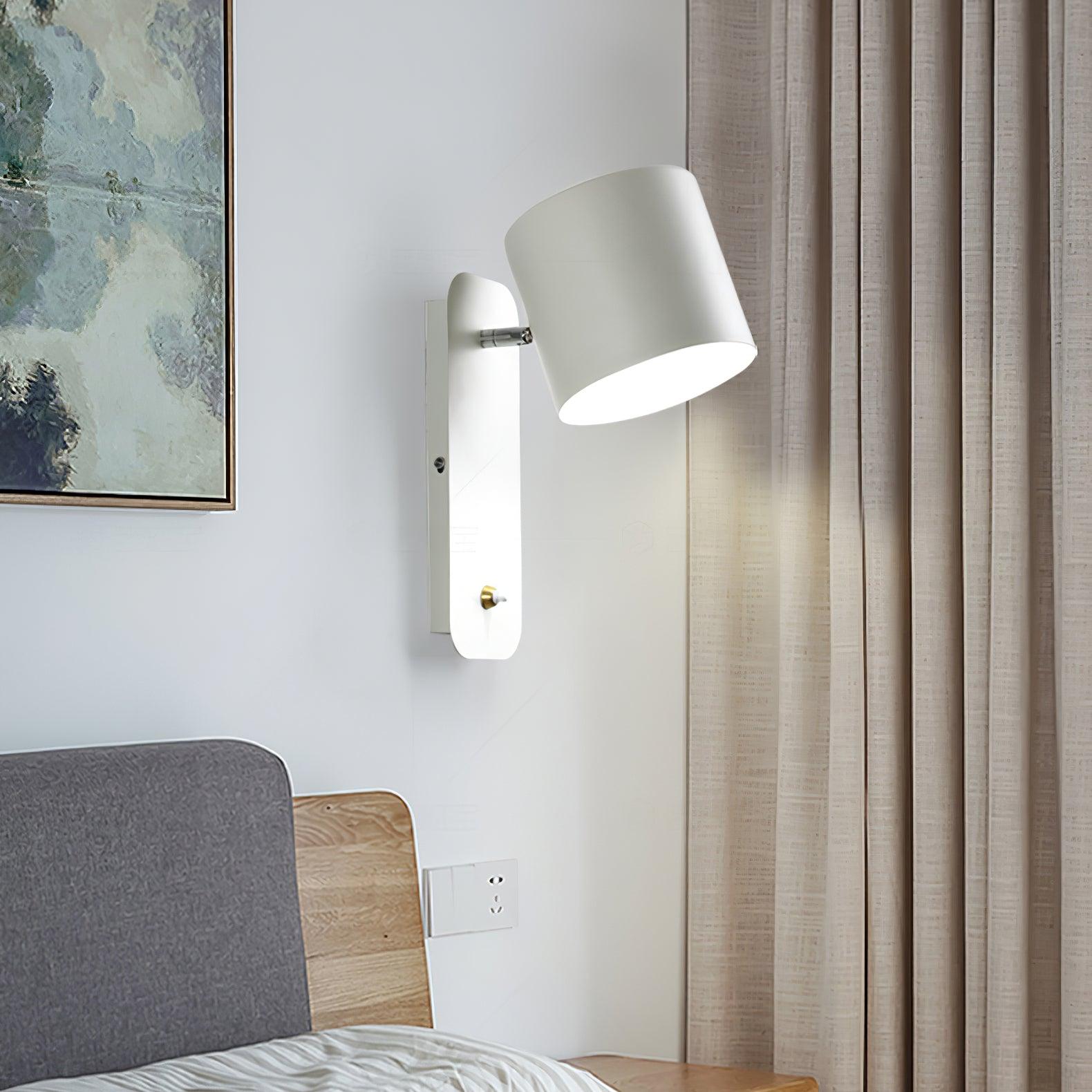 Modern Minimalist Rotatable Cylinder LED Wall Sconce 1-Light Lasson Living