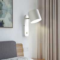 Modern Minimalist Rotatable Cylinder LED Wall Sconce 1-Light Lasson Living