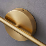 Modern Brass Double Cylinder Adjustable Wall Spotlight Lasson Living