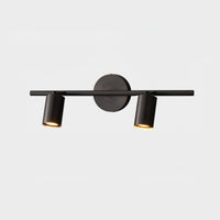 Modern Brass Double Cylinder Adjustable Wall Spotlight Lasson Living